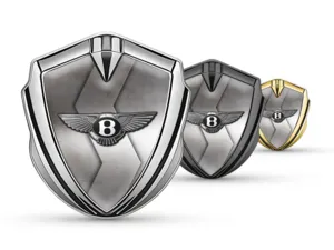 Bentley 3d Emblema Badge Disegno Minimal Uni-Size 3D